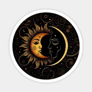 Sun and Moon Magnet